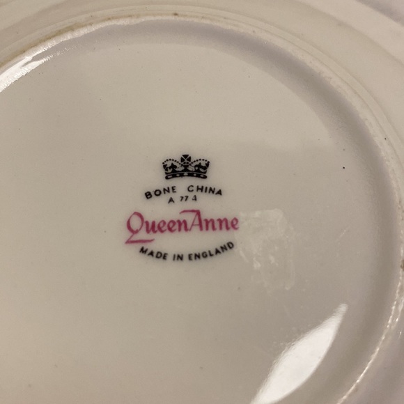 Vintage flower funny tea cup with plate - Picture 4 of 4